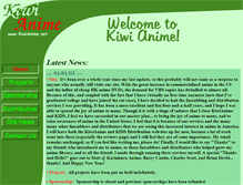 Tablet Screenshot of kiwianime.net